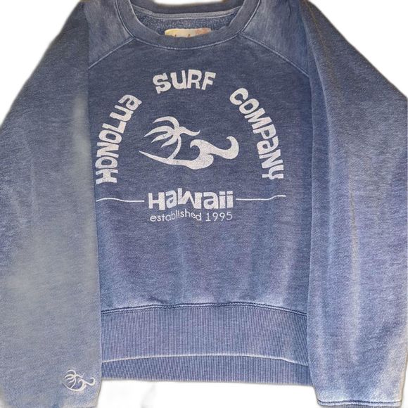 Honolua Tops - Honolua Wahine Surf Company Blue Lightweight Woman’s Small
